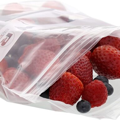 Royal Double Zipper Quart Bags, 7" x 8", Package of 500